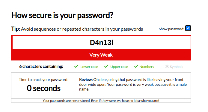 pentingnya menggunakan password yang kuat
