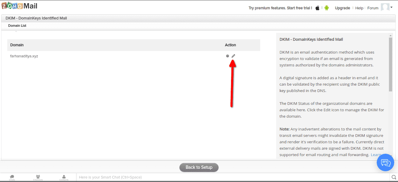 Cara setting email dengan custom domain di Zoho