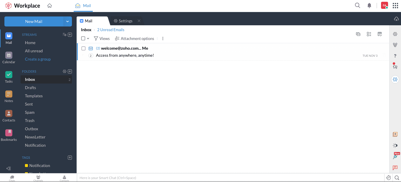 Cara setting email dengan custom domain di Zoho