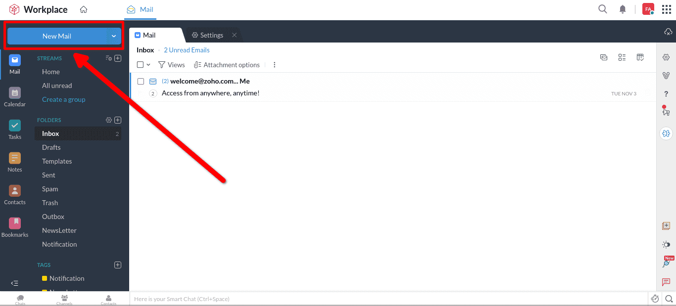 Cara setting email dengan custom domain di Zoho