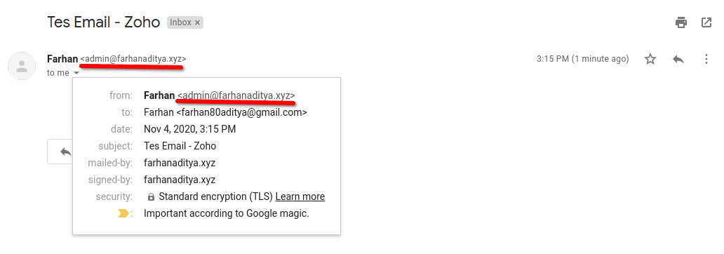 Cara setting email dengan custom domain di Zoho