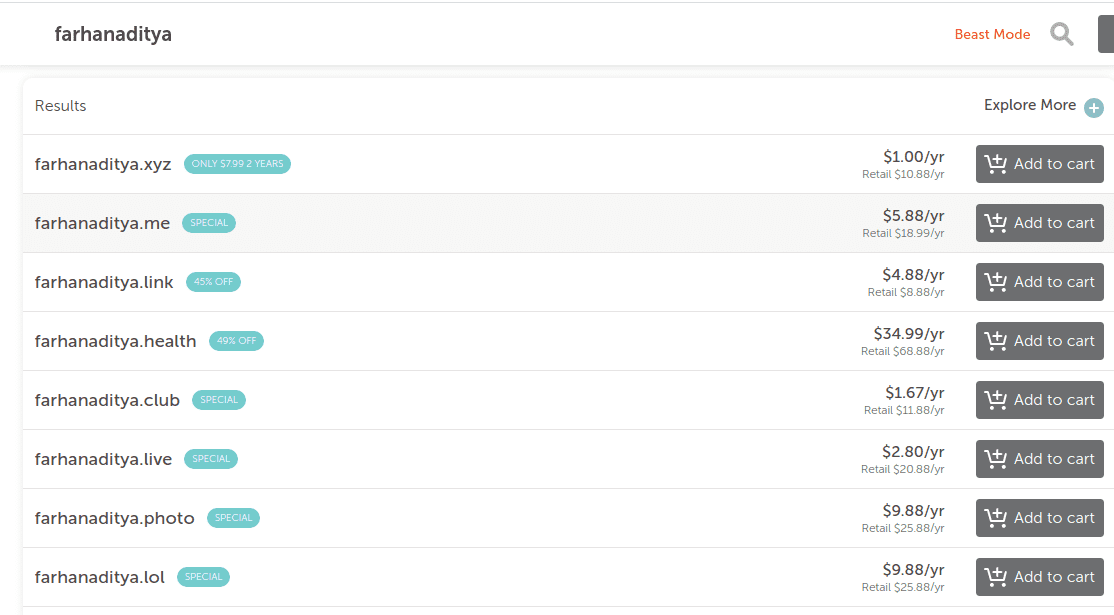 Cara beli domain di Namecheap
