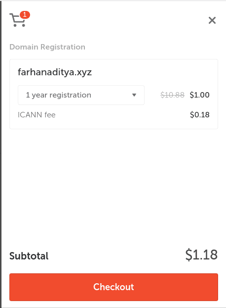 Cara beli domain di Namecheap