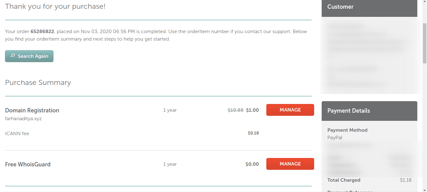 Cara beli domain di Namecheap